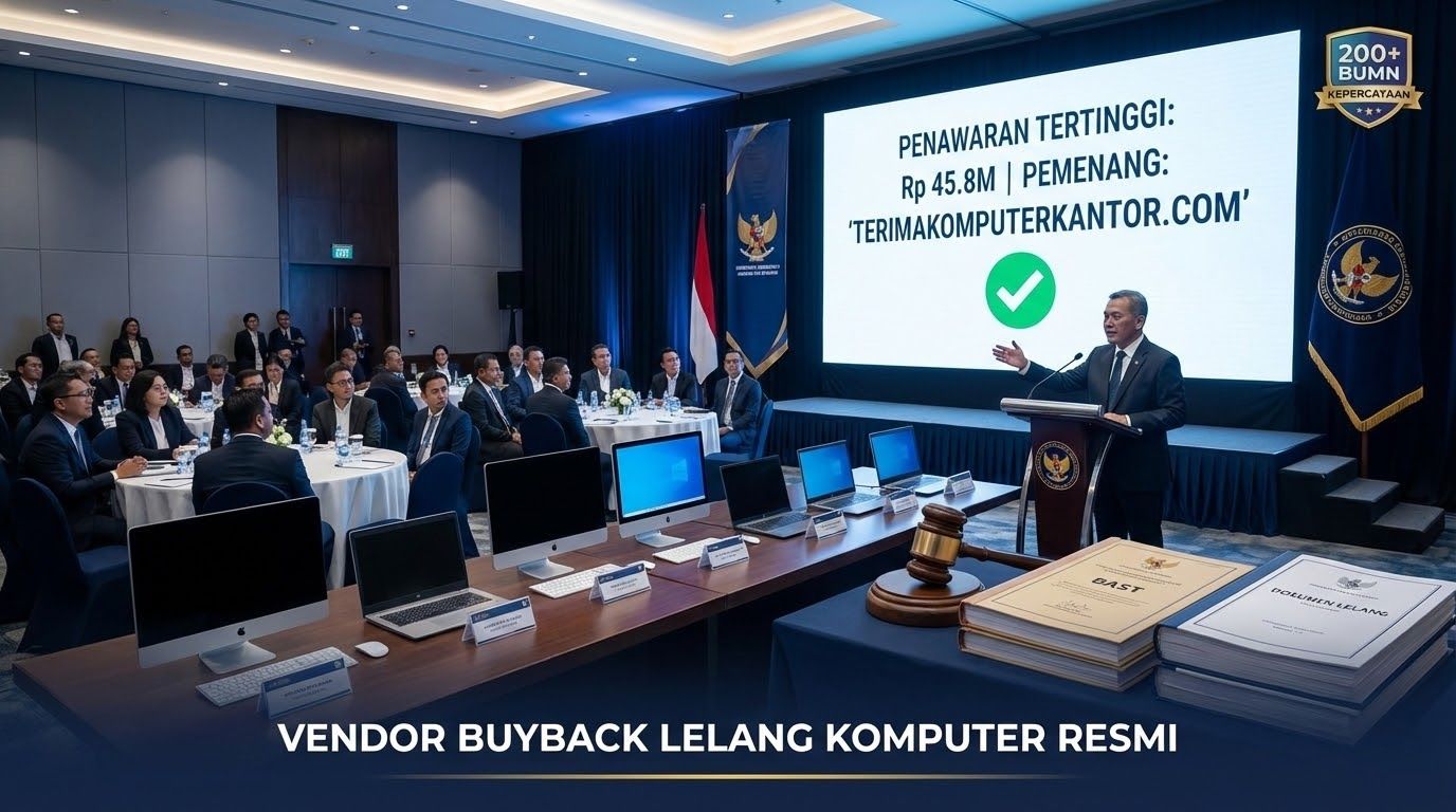 lelang komputer bekas kantor